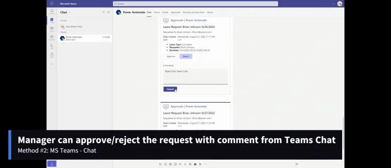SharePoint Leave Request