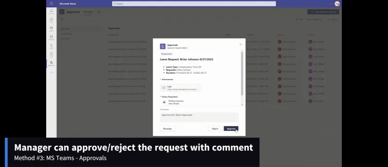 SharePoint Leave Request