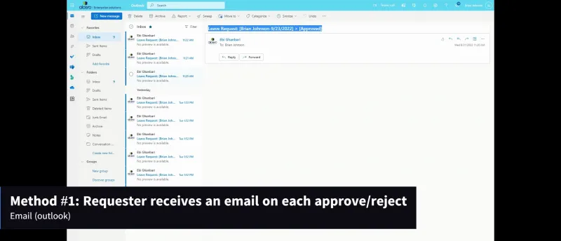 SharePoint Leave Request